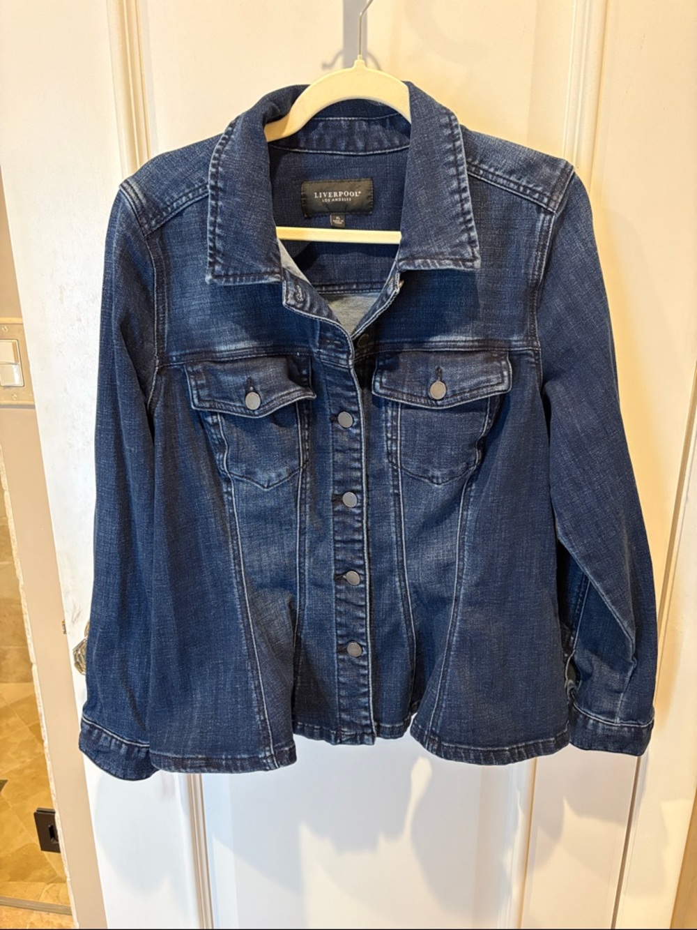 Liverpool Dark Blue Denim Jean Jacket